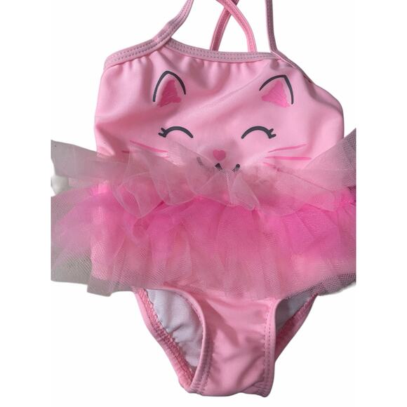 Osh Kosh Bgosh Heathtex Baby Girl 2 Swimsuits Bundle 0-3/3-6 Months Pink Tutu - Picture 11 of 11